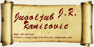 Jugoljub Ranitović vizit kartica